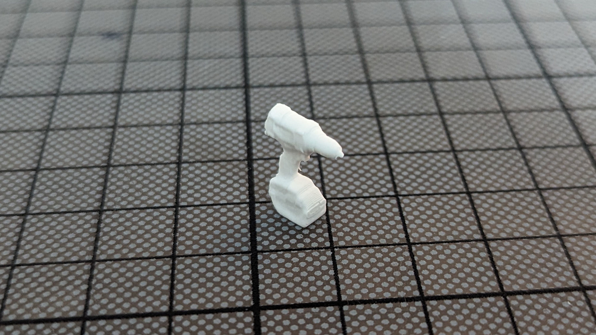 cordless screwdriver Low-poly 3D model_8