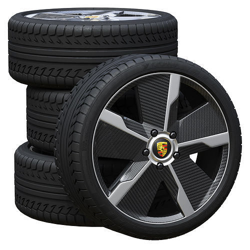 Porsche wheels 3D model
