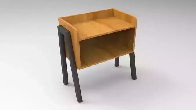 Vasagle Side Table 3D Model Low-poly 3D model