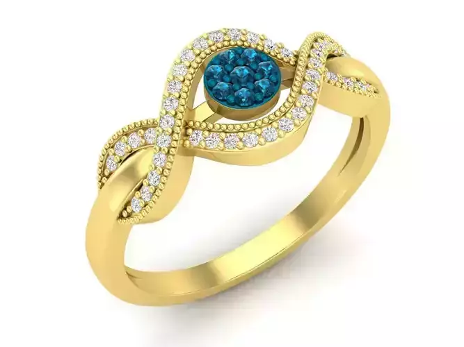 Diamond jewelry ring for woman
