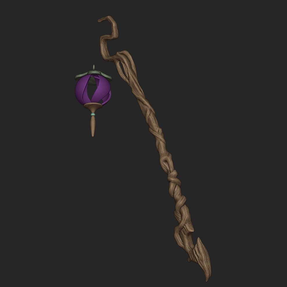 Lillia weapon - League of Legends 3D print model_1