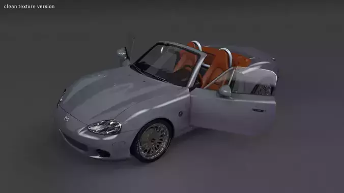 MX-5 NBFL Miata clean or dirty 3D model