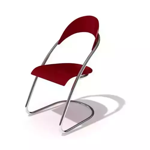 Red Metal Chair