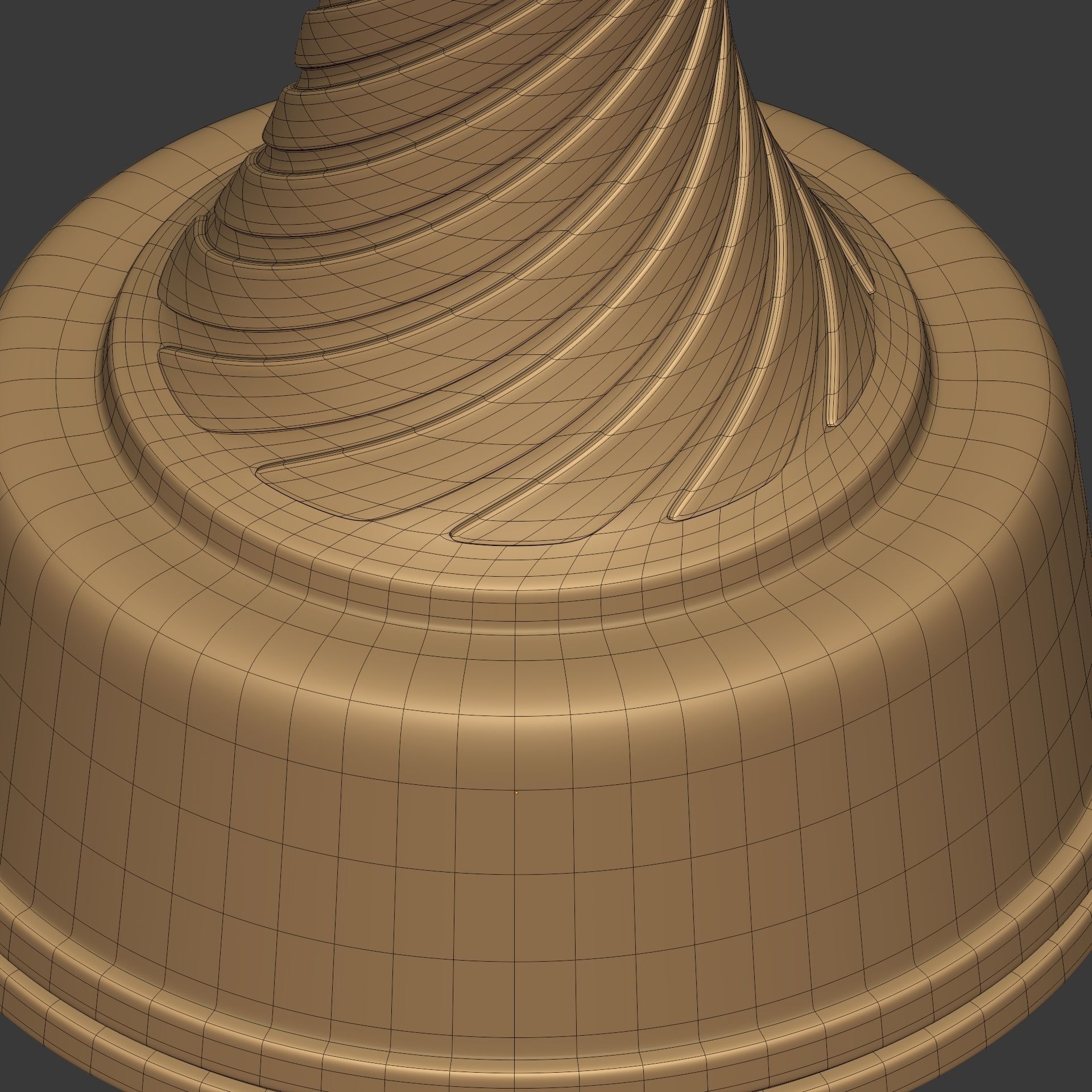 Soccer Trophy - Ready for 3D Printing 3D print model_14