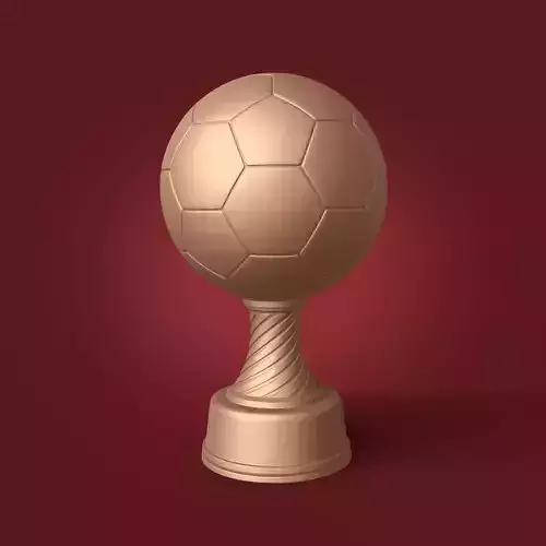 Soccer Trophy - Ready for 3D Printing 3D print model