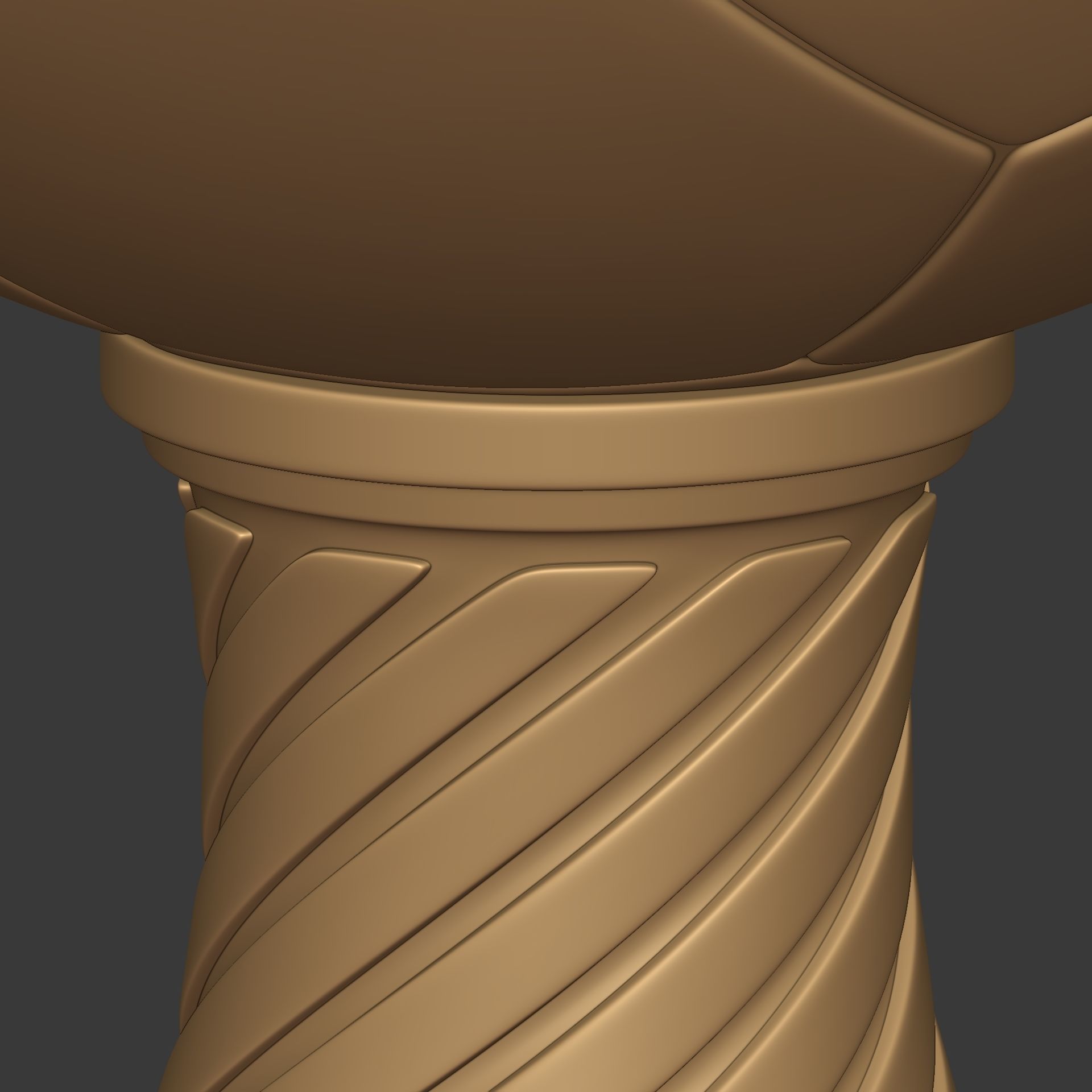 Soccer Trophy - Ready for 3D Printing 3D print model_11