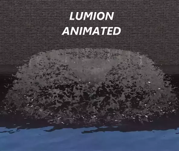 Lumion fountain - animated