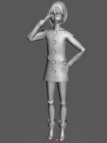 Gowther Nanatsu no Taizai 3D Model 3D print model