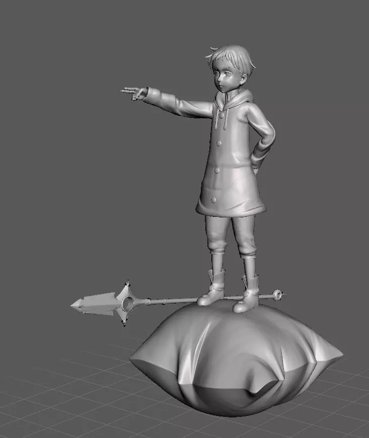 King Nanatsu no Taizai 3D Model 3D print model