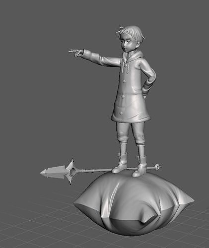 King Nanatsu no Taizai 3D Model 3D print model