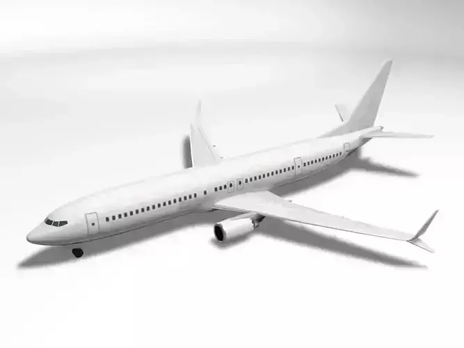 Boeing BBJ MAX 9 Airliner - Generic White