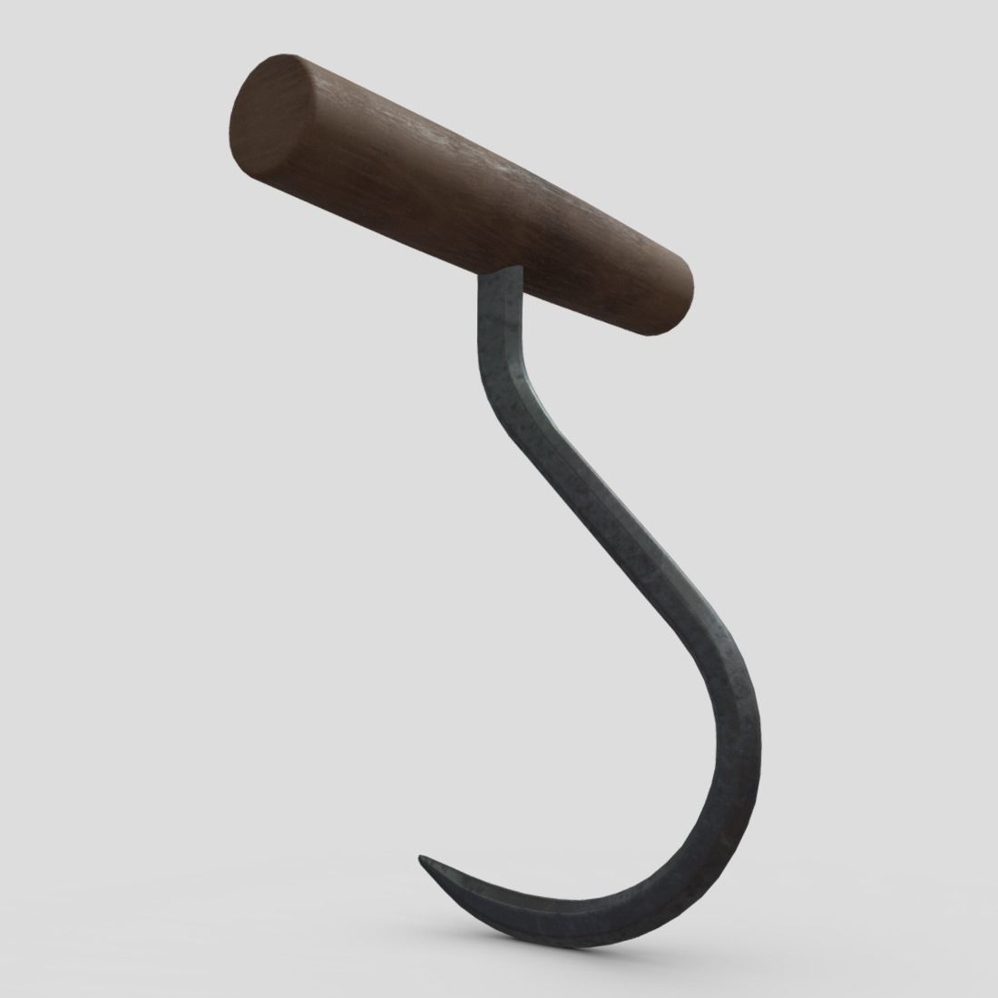 Meat Hook 4 Low-poly 3D model_9
