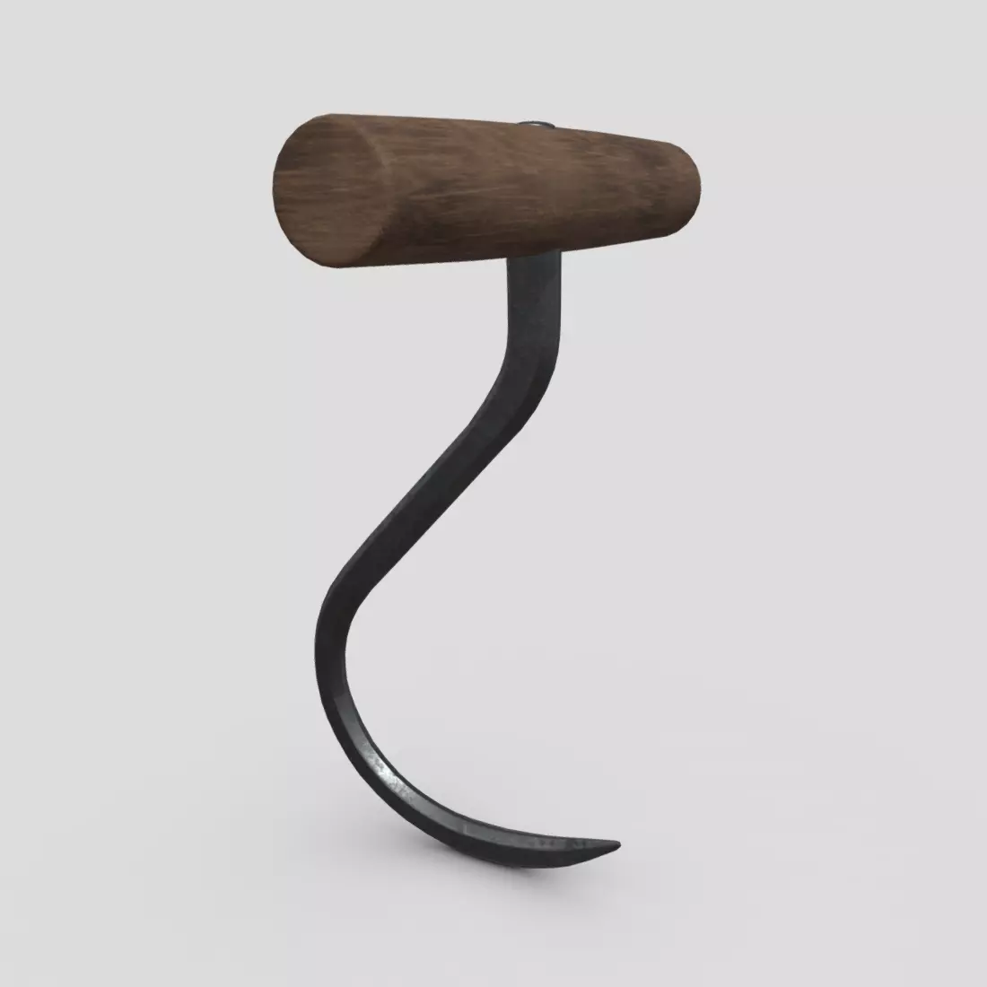 Meat Hook 4 Low-poly 3D model_0