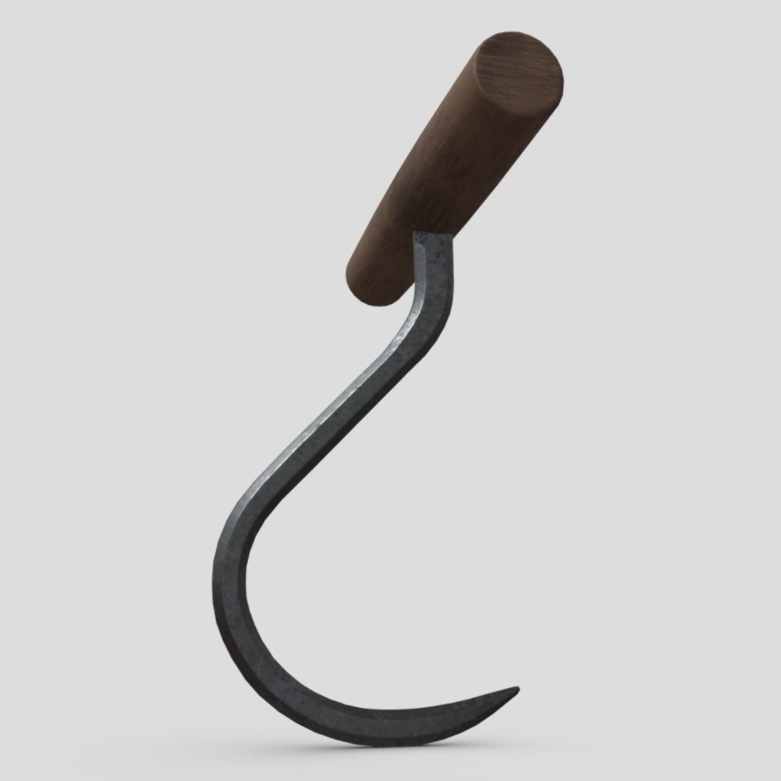 Meat Hook 4 Low-poly 3D model_11