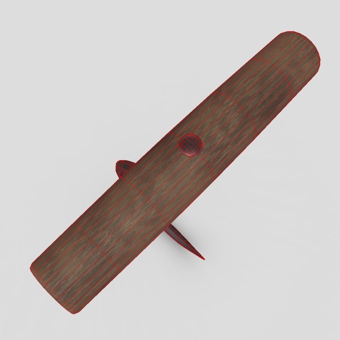 Meat Hook 4 Low-poly 3D model_8
