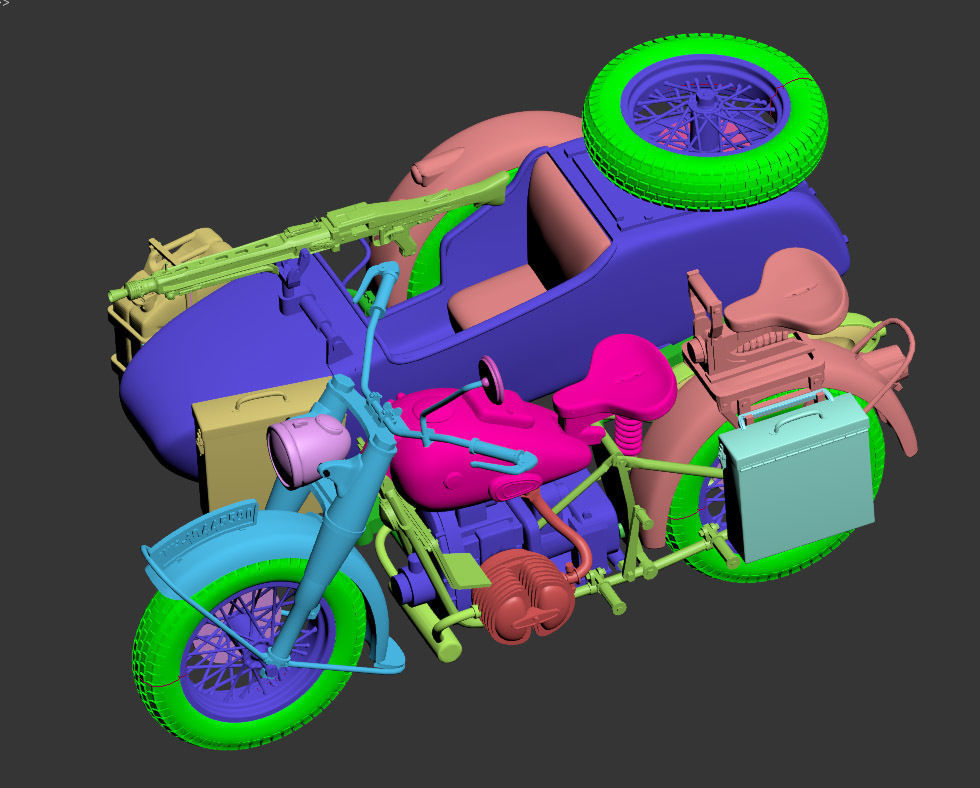 r75 motorcycle 3D print model_6