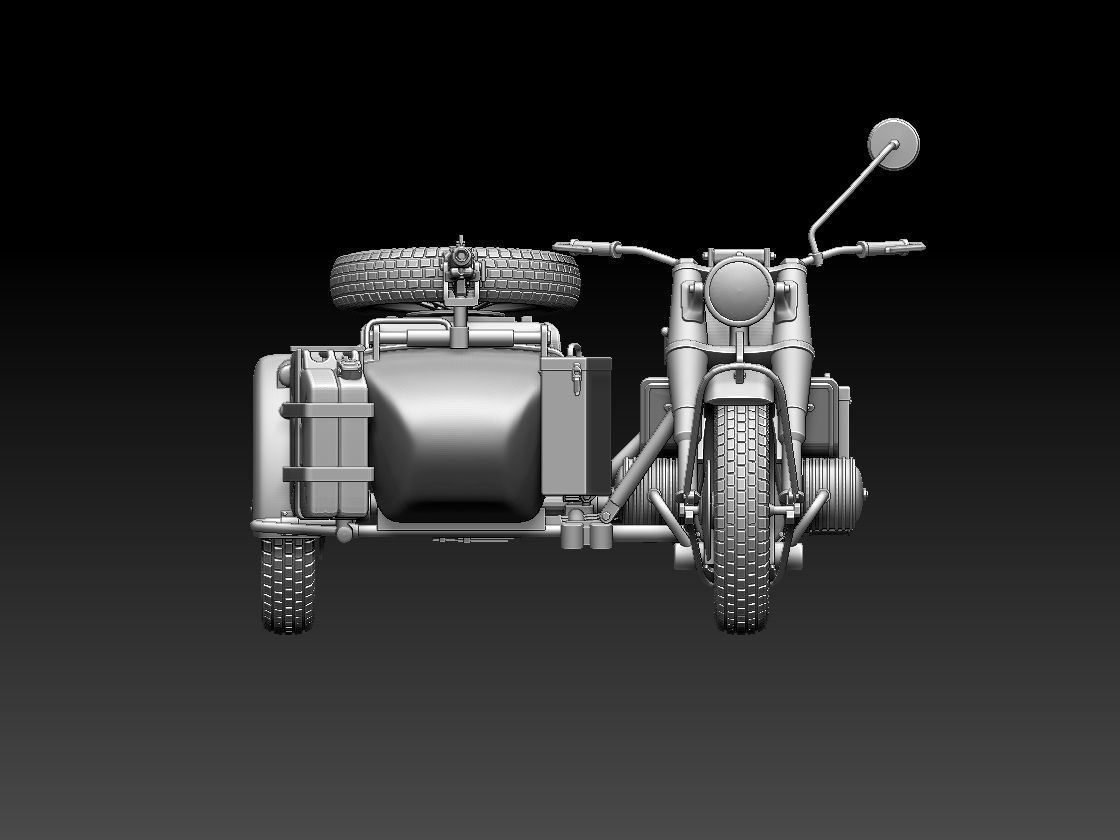 r75 motorcycle 3D print model_7