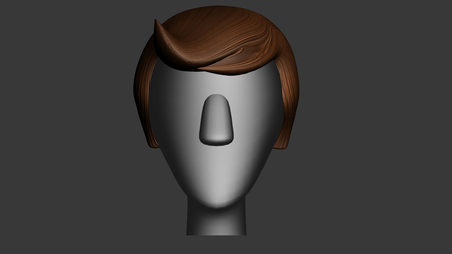 Stylized Hair Factory V2 Low-poly 3D model_19