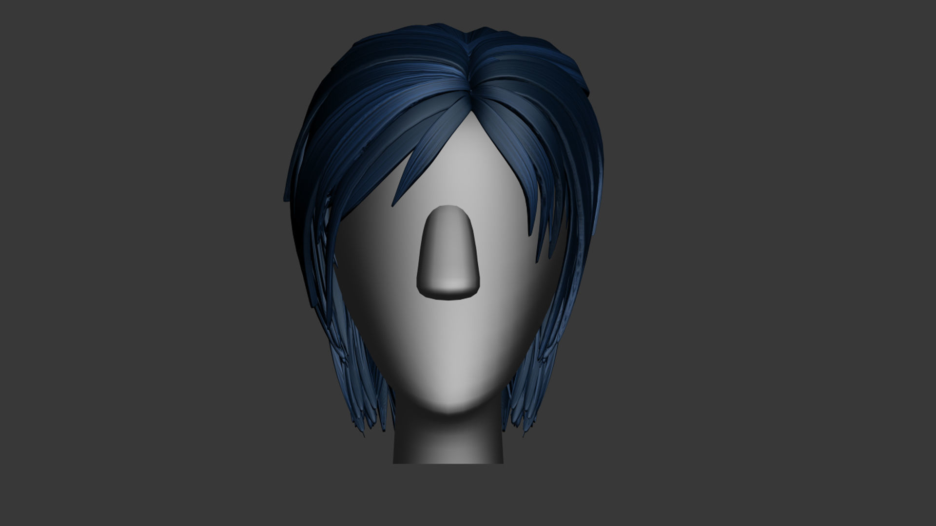 Stylized Hair Factory V2 Low-poly 3D model_18