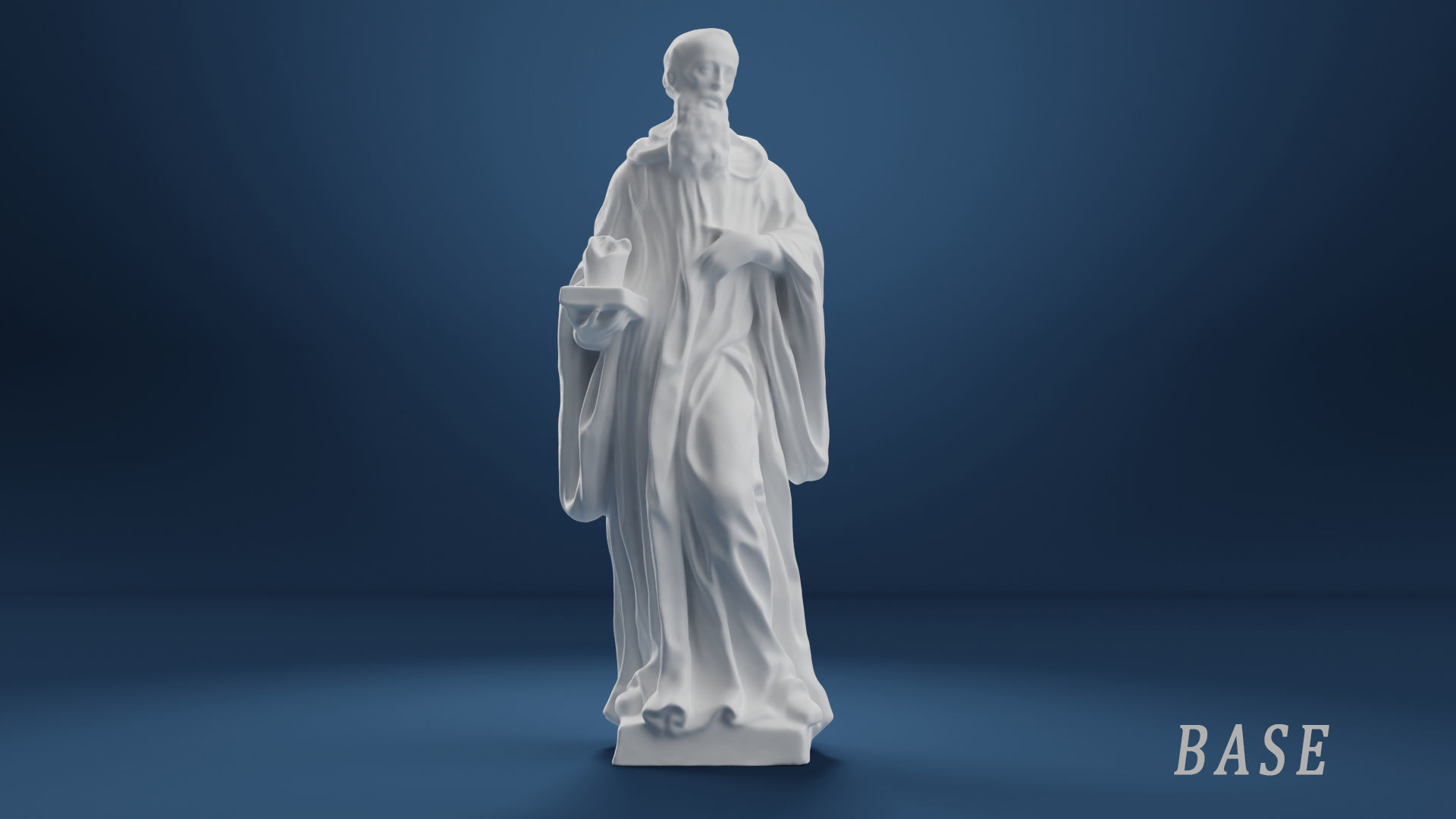 Benedict of Nursia 3D model_9