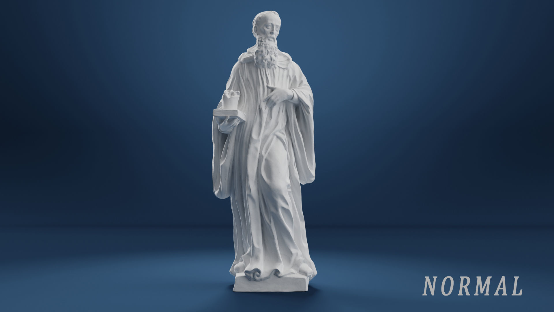 Benedict of Nursia 3D model_10