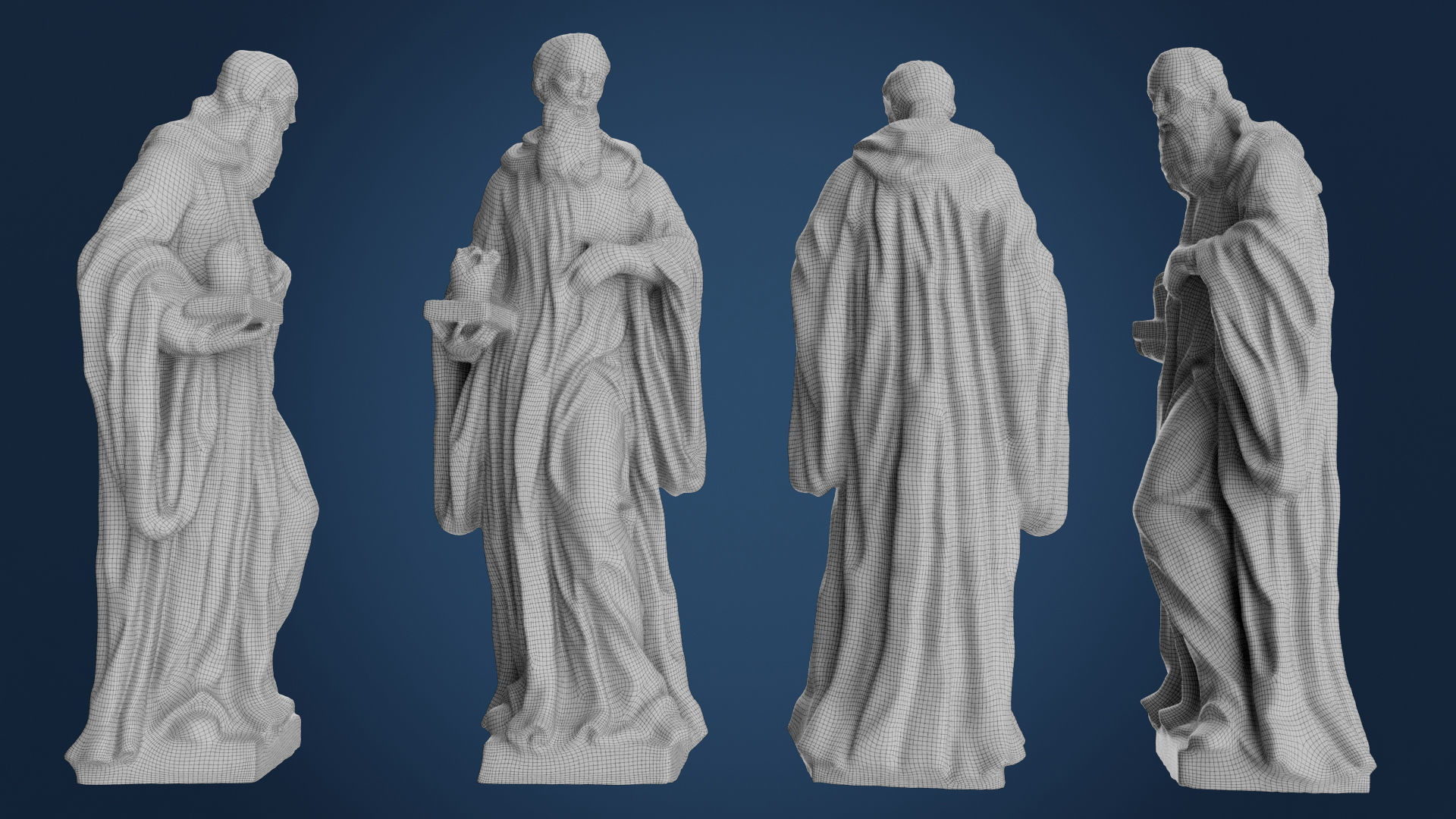 Benedict of Nursia 3D model_13
