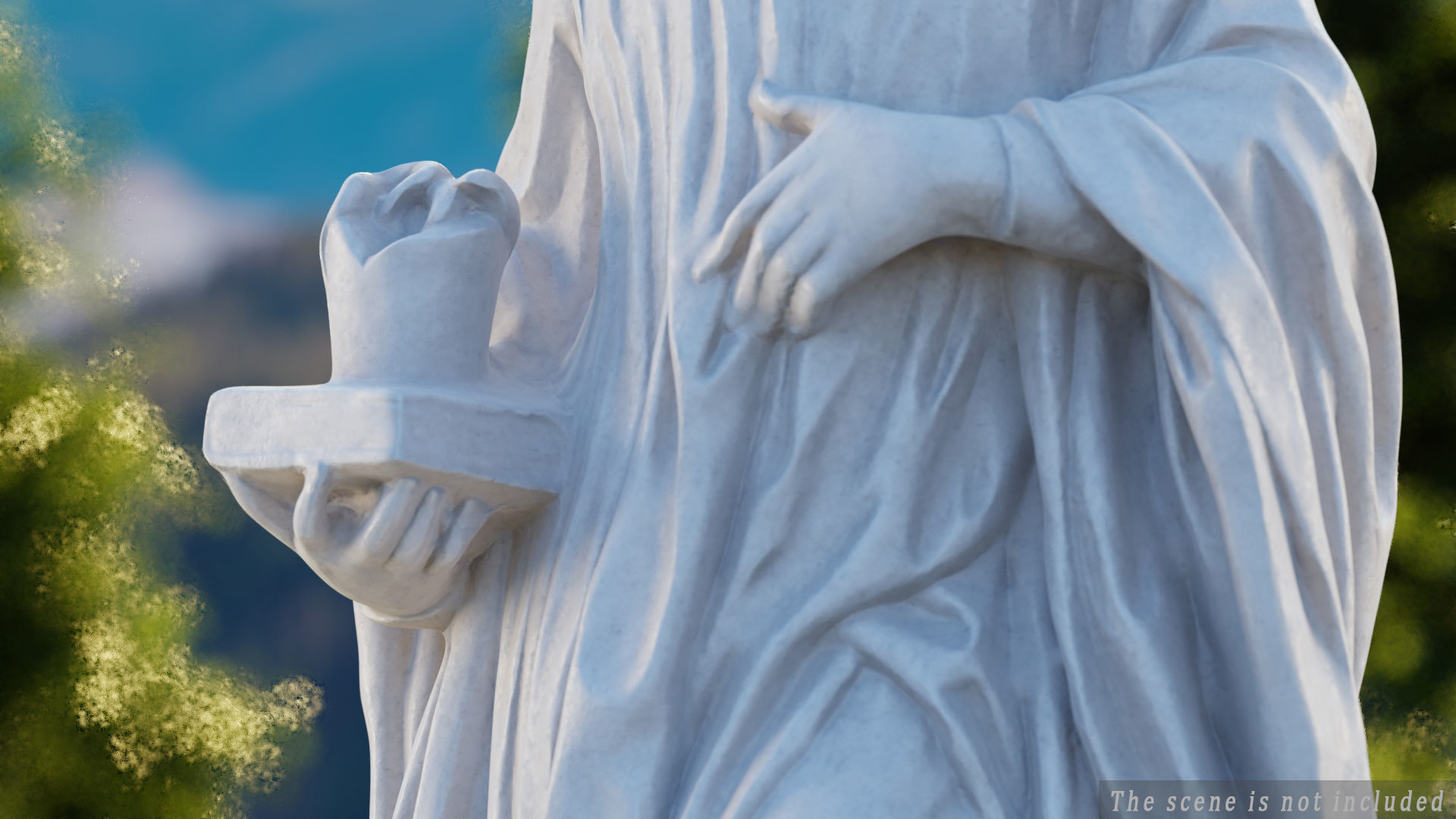 Benedict of Nursia 3D model_2