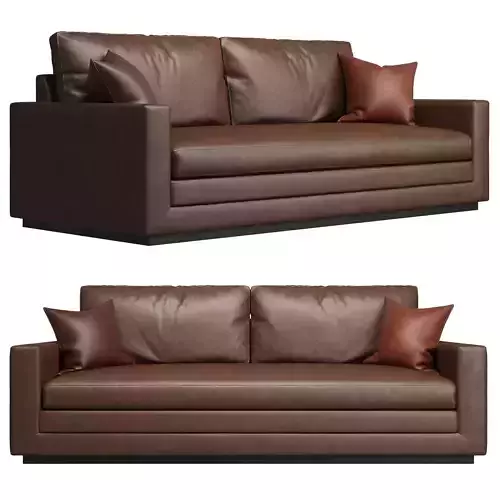 Wesley Hall - Dapper Sofa - Leather 3D model