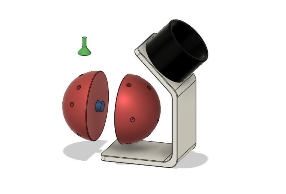 Microscope for pedagogical use 3D print model_2