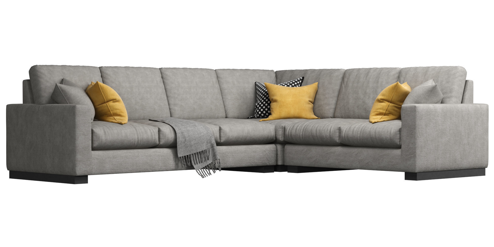 Wesley Hall - Ample Sectional 3D model_3
