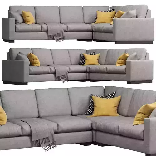 Wesley Hall - Ample Sectional 3D model