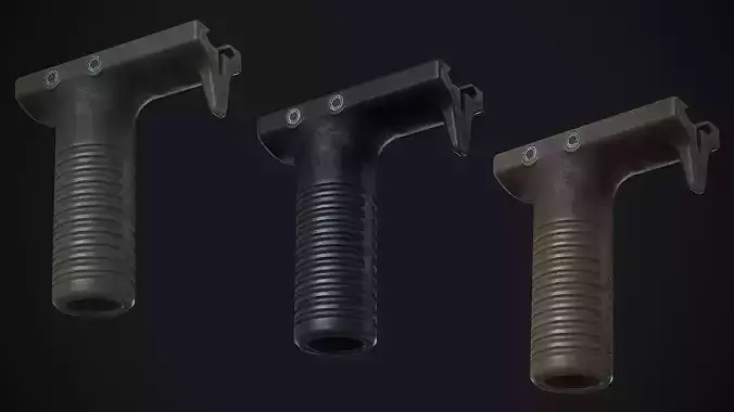 KWA Front Grip  Low-poly 3D model