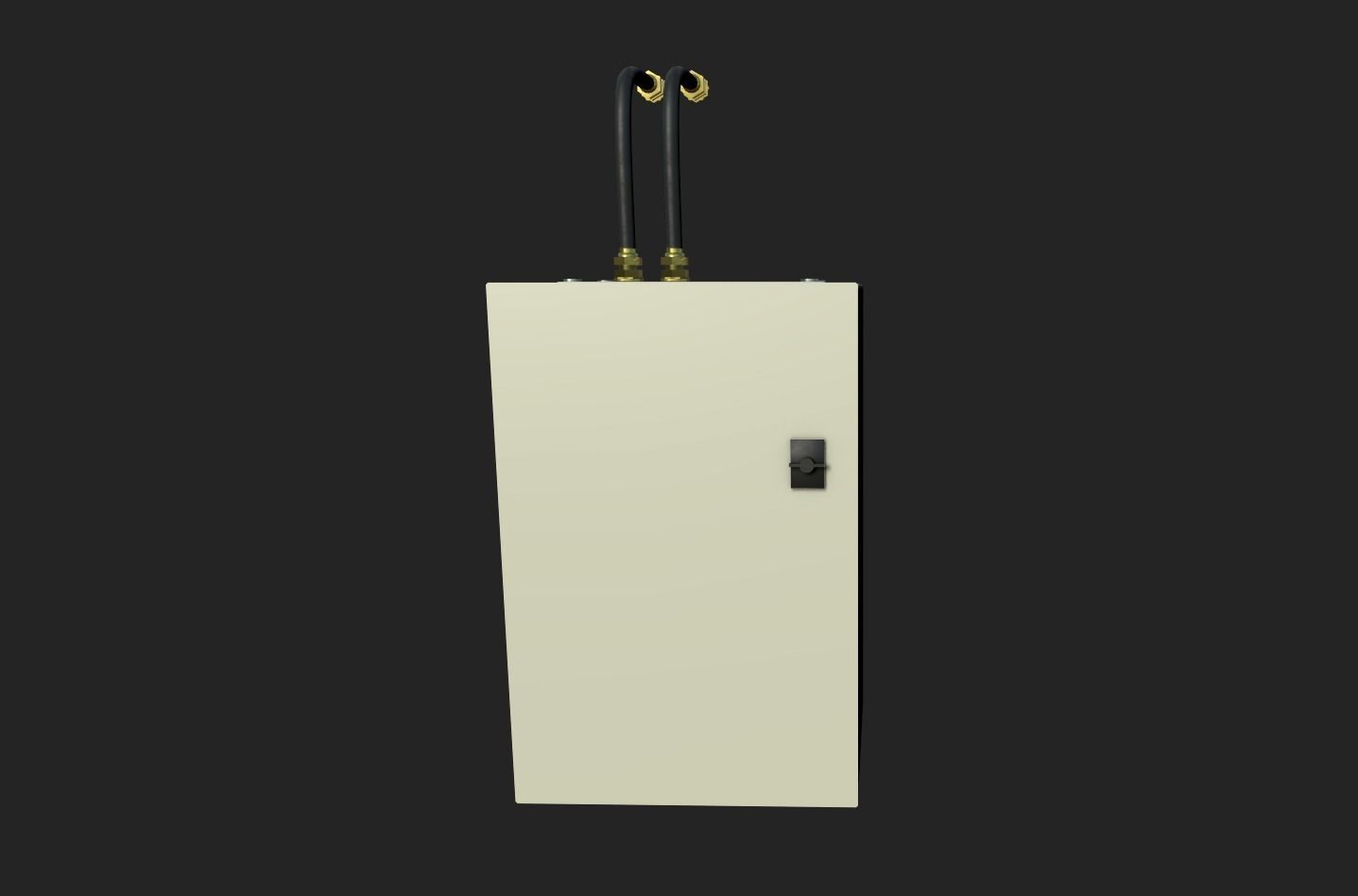 Electrical Enclosure Low-poly 3D model_1