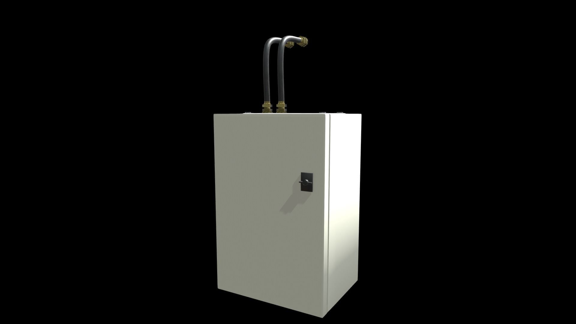 Electrical Enclosure Low-poly 3D model_8