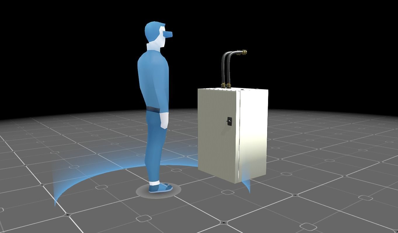 Electrical Enclosure Low-poly 3D model_5