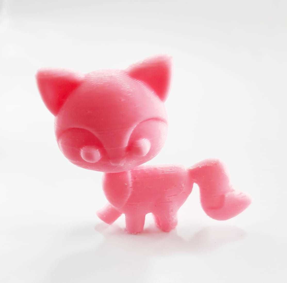 Fox Flat 3D print model_4