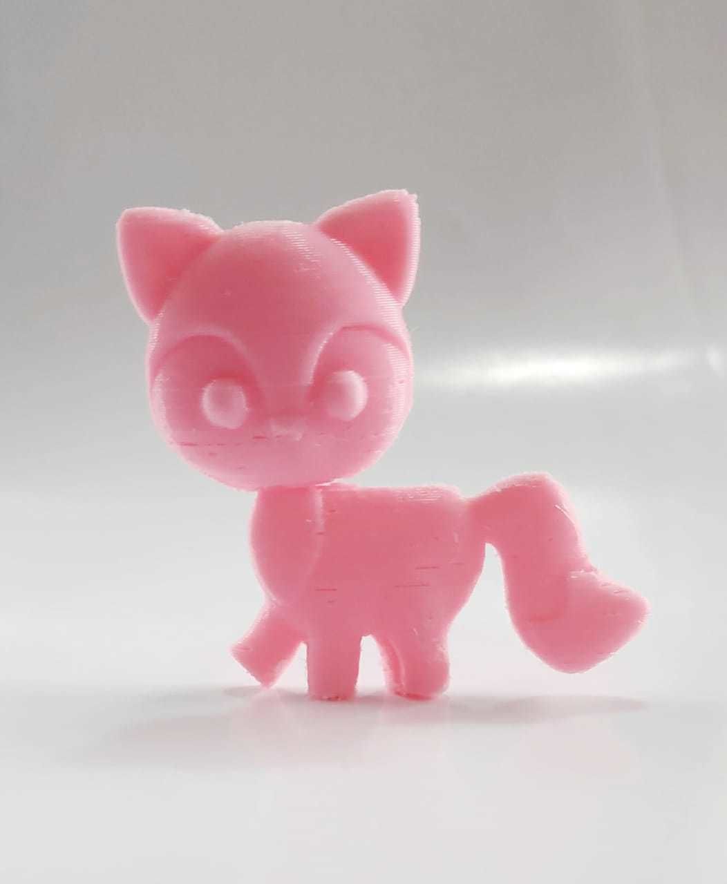 Fox Flat 3D print model_7