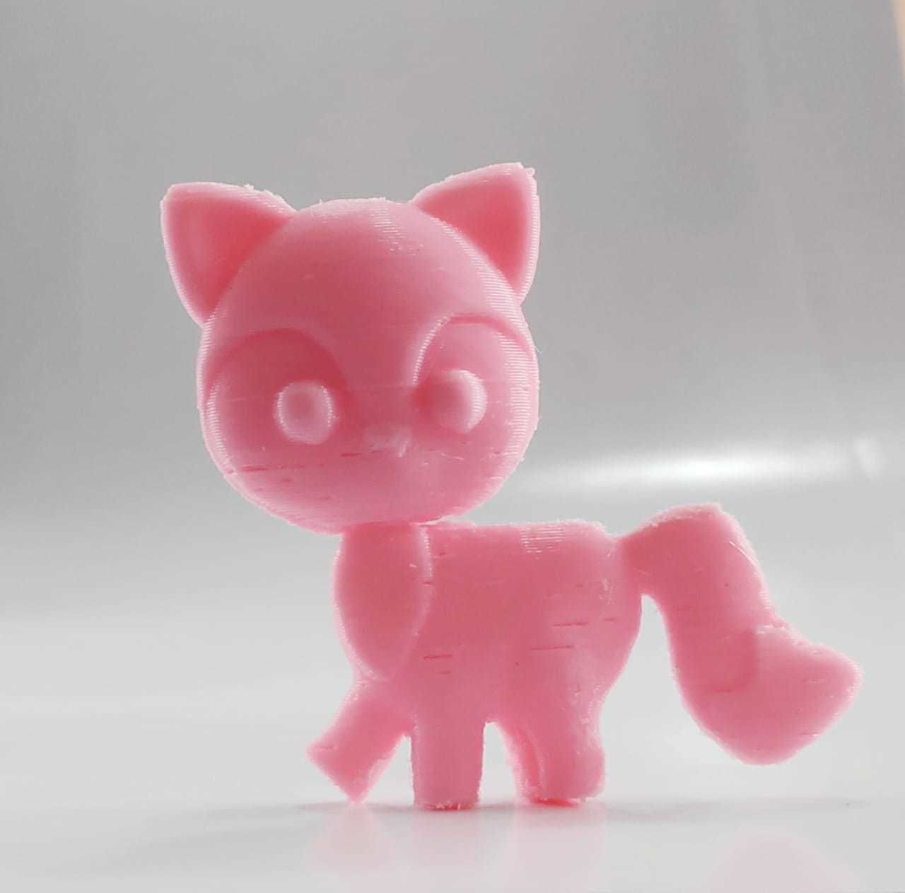 Fox Flat 3D print model_3
