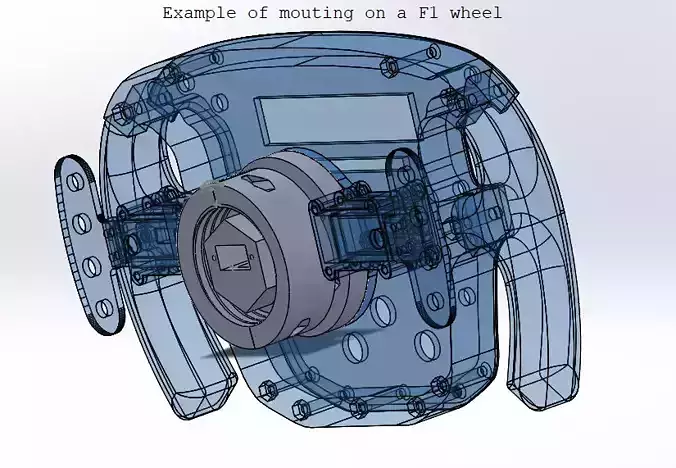 LOGITECH G27-G29 QUICK RELEASE 3D print model