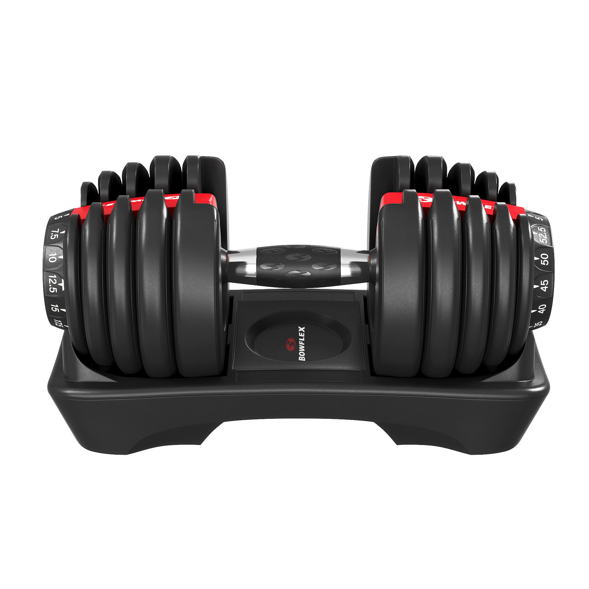 Bowflex Dumbbells Low-poly 3D model_2