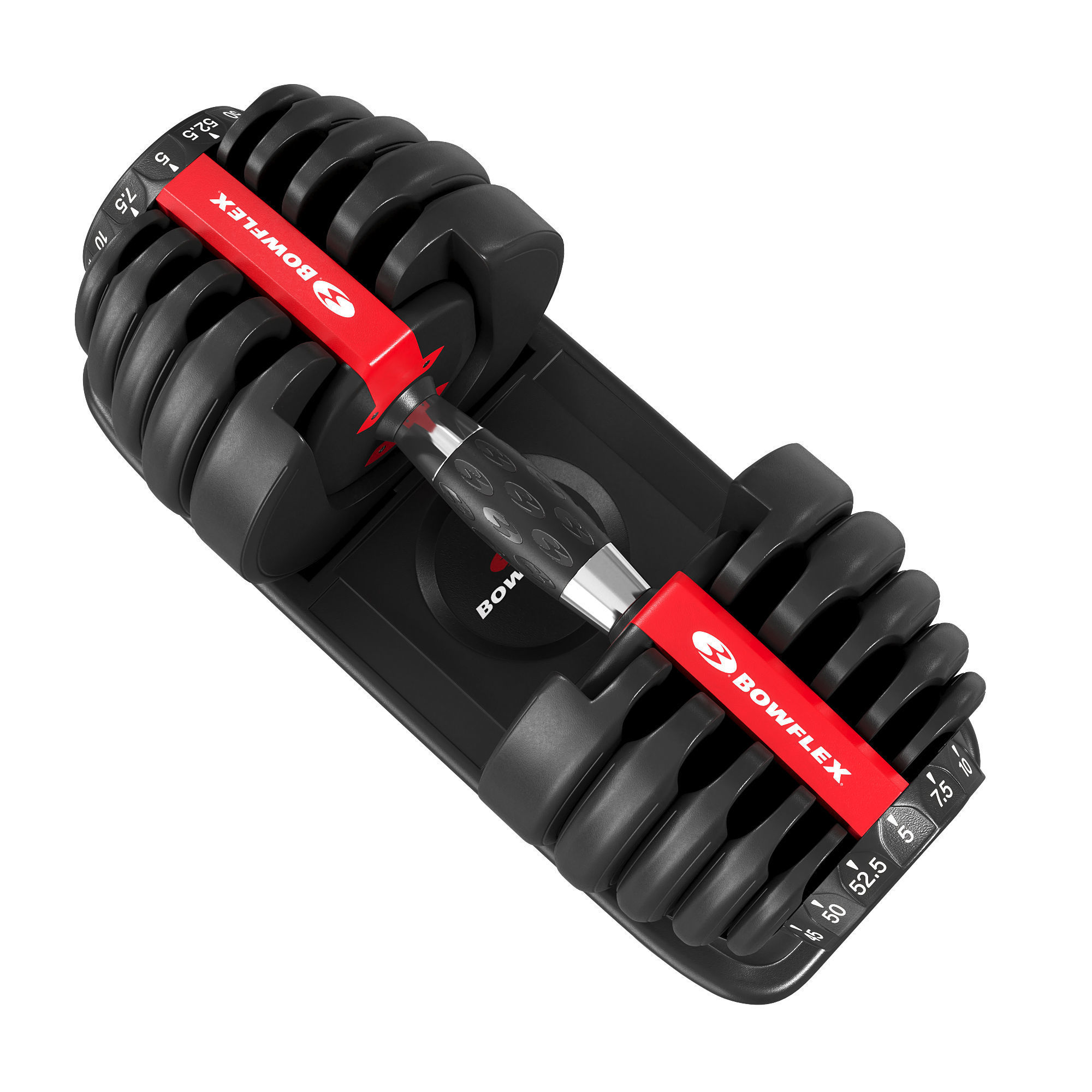 Bowflex Dumbbells Low-poly 3D model_5