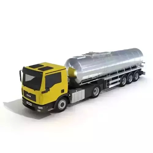 Tanker Truck 3D model