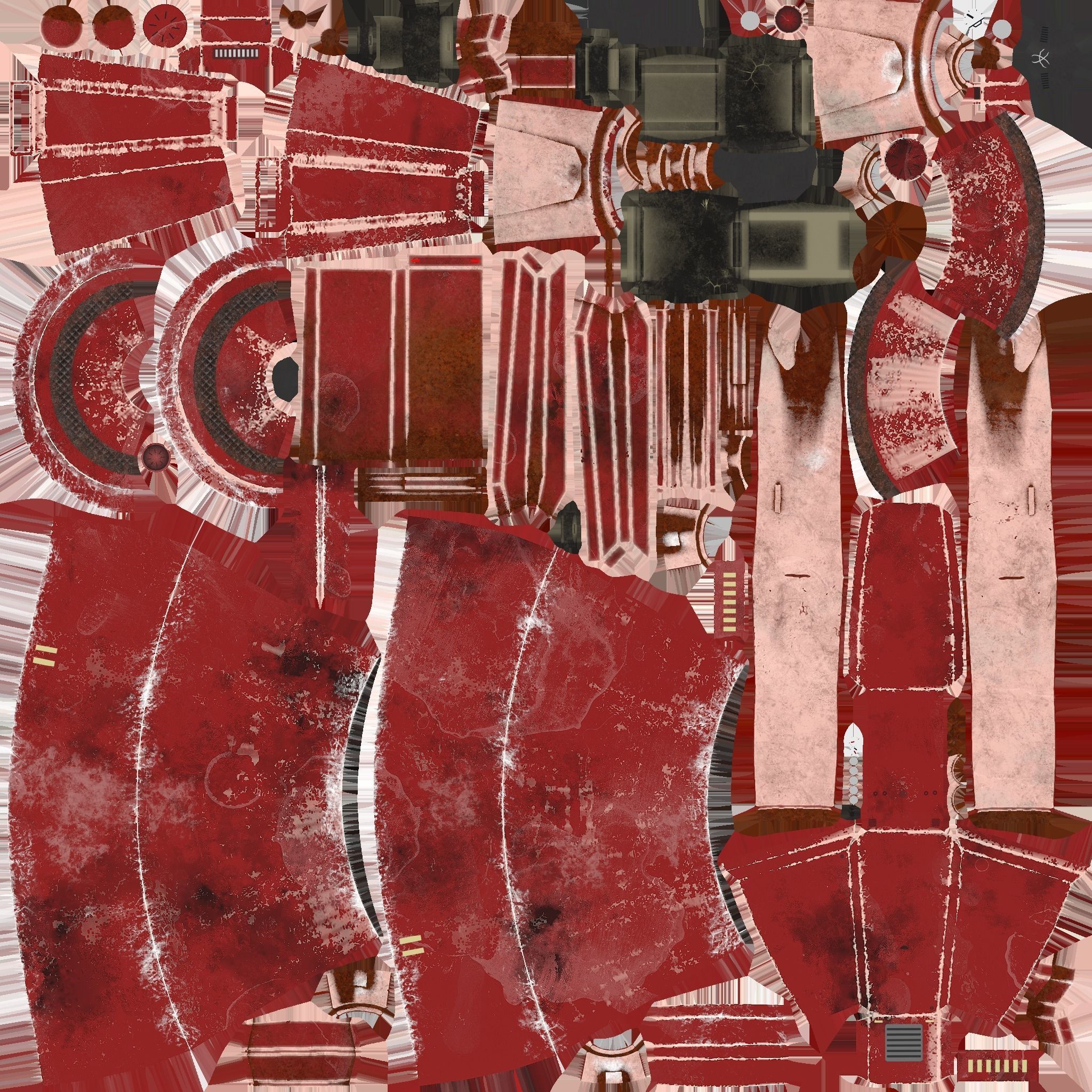 Aircraft Spaceship 01 - Futuristic Flying Vehicle Spacecraft Low-poly 3D model_13