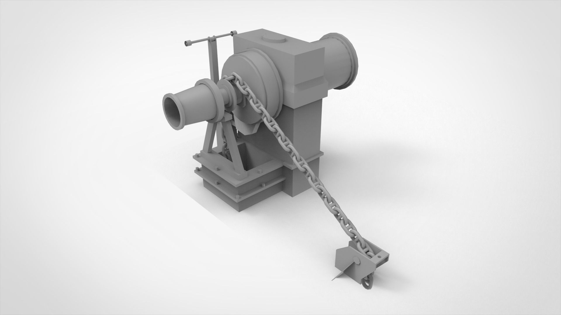 Windlass Anchor Tugboat 3d print 3D model 3D printable | CGTrader
