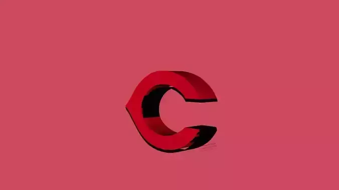 Cincinnati Reds Team Logo 3D model