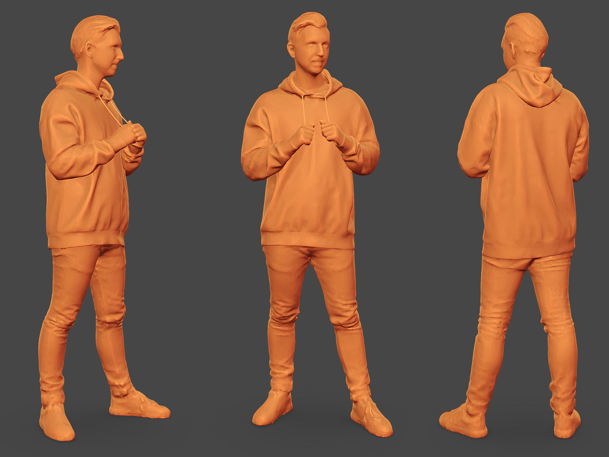 Stylized Man Character 3D model_2