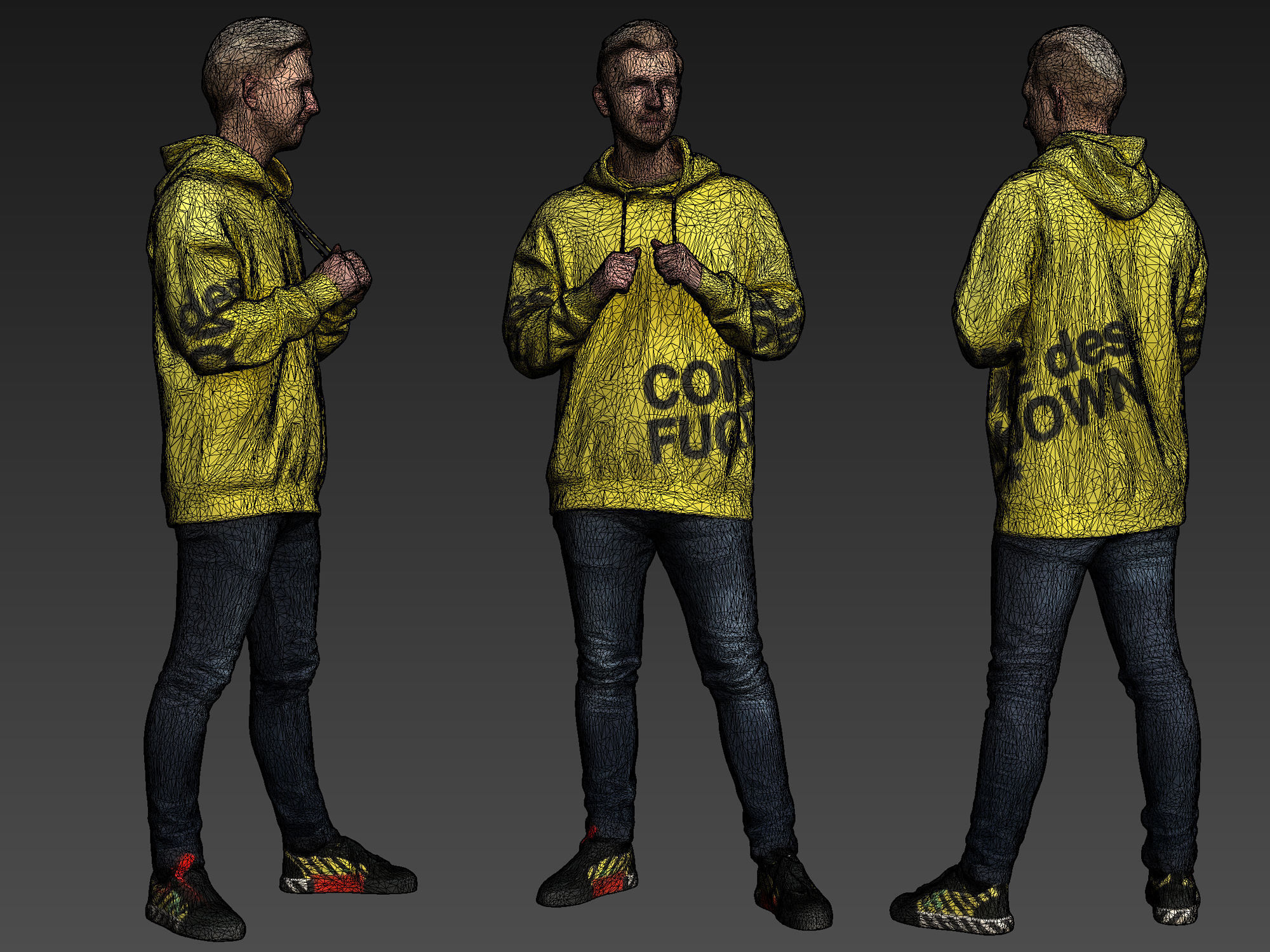 Stylized Man Character 3D model_5