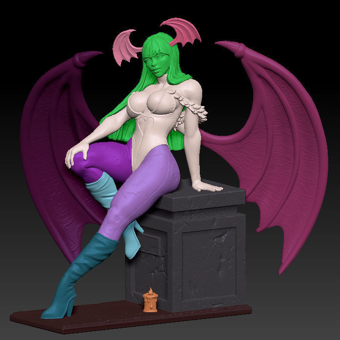 Morrigan Aensland 3D print model_6