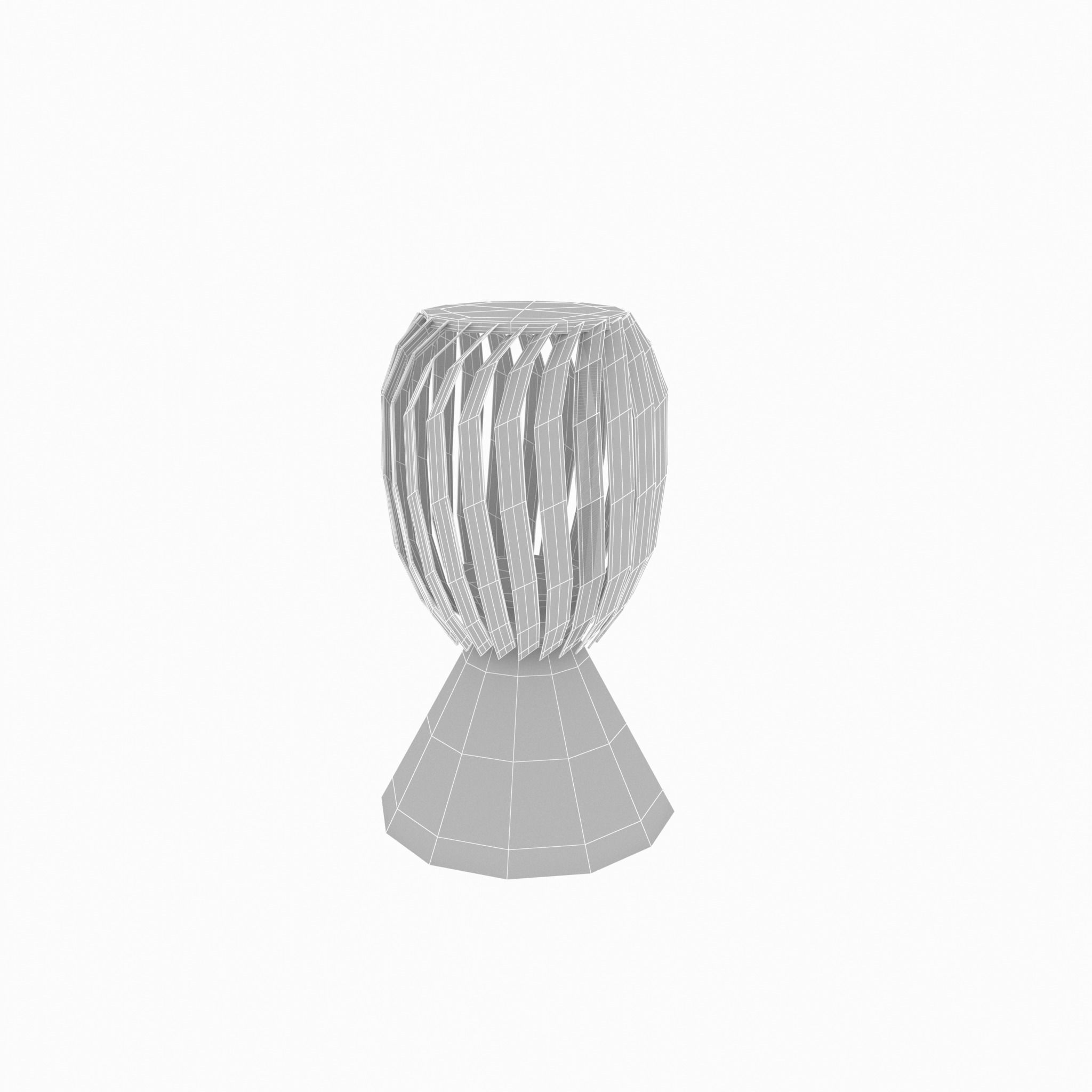 Roof Wind Turbine Low-poly 3D model_2