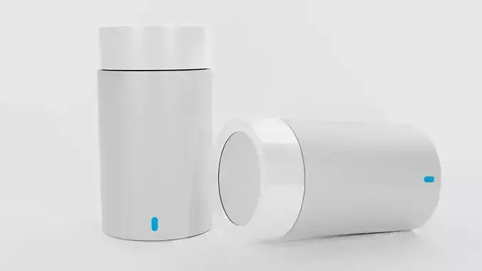 Speaker Xiaomi Mi White 02 - blender 3d